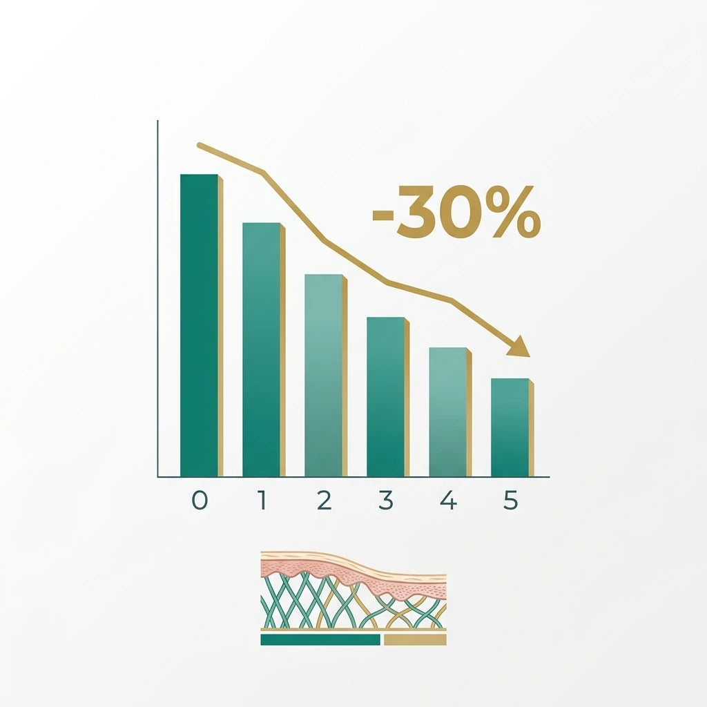 1. Губите 30% от колагена си за 5 години след менопаузата
